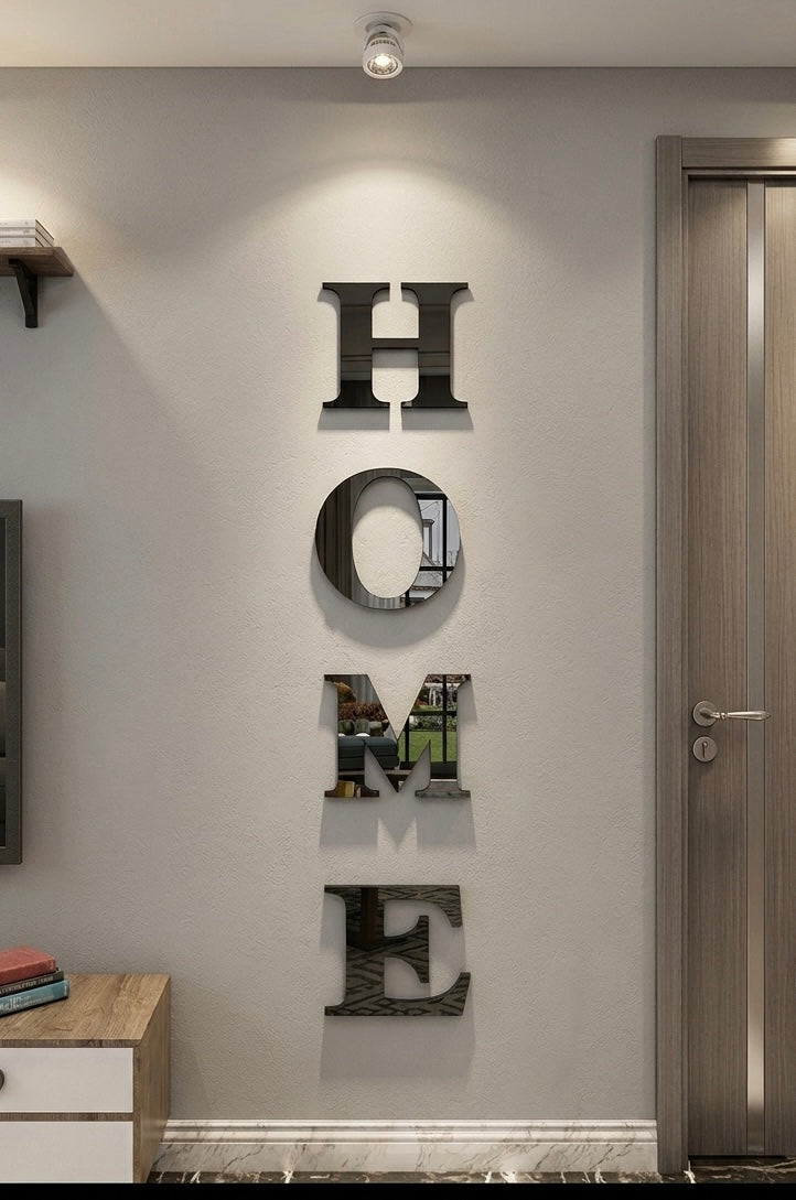The Mirror Monolith "H-O-M-E"