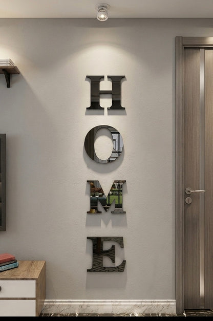 The Mirror Monolith "H-O-M-E"