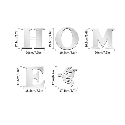 The Mirror Monolith "H-O-M-E"